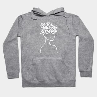 Flower Child Line Art Hoodie